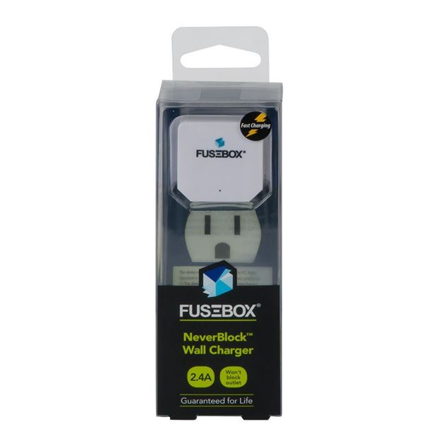 Fusebox - NeverBlock® Wall Charger, 2-Port, 2.4 Amp