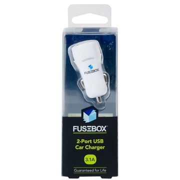 Fusebox - Car Charger, 2-Port, 3.1 Amp