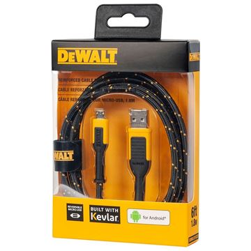 DeWALT - Reinforced Cable for Micro-USB, 6 ft.