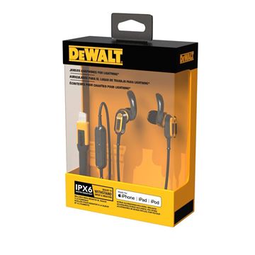 DeWALT - Lightning Earphones with Mic